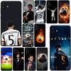 For Xiaomi Redmi Note 12 10 11 9 Pro 10C 12C 9T 9A 10A 12S Note11 Note12 5G 4G Phone Case Star Football No5 Soccer No 5 Poster