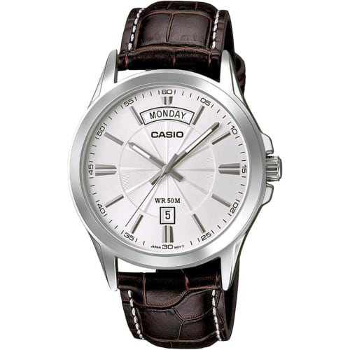 

Casio CASIO analog quartz men s watch MTP-1381L-7AV dark brown overseas model