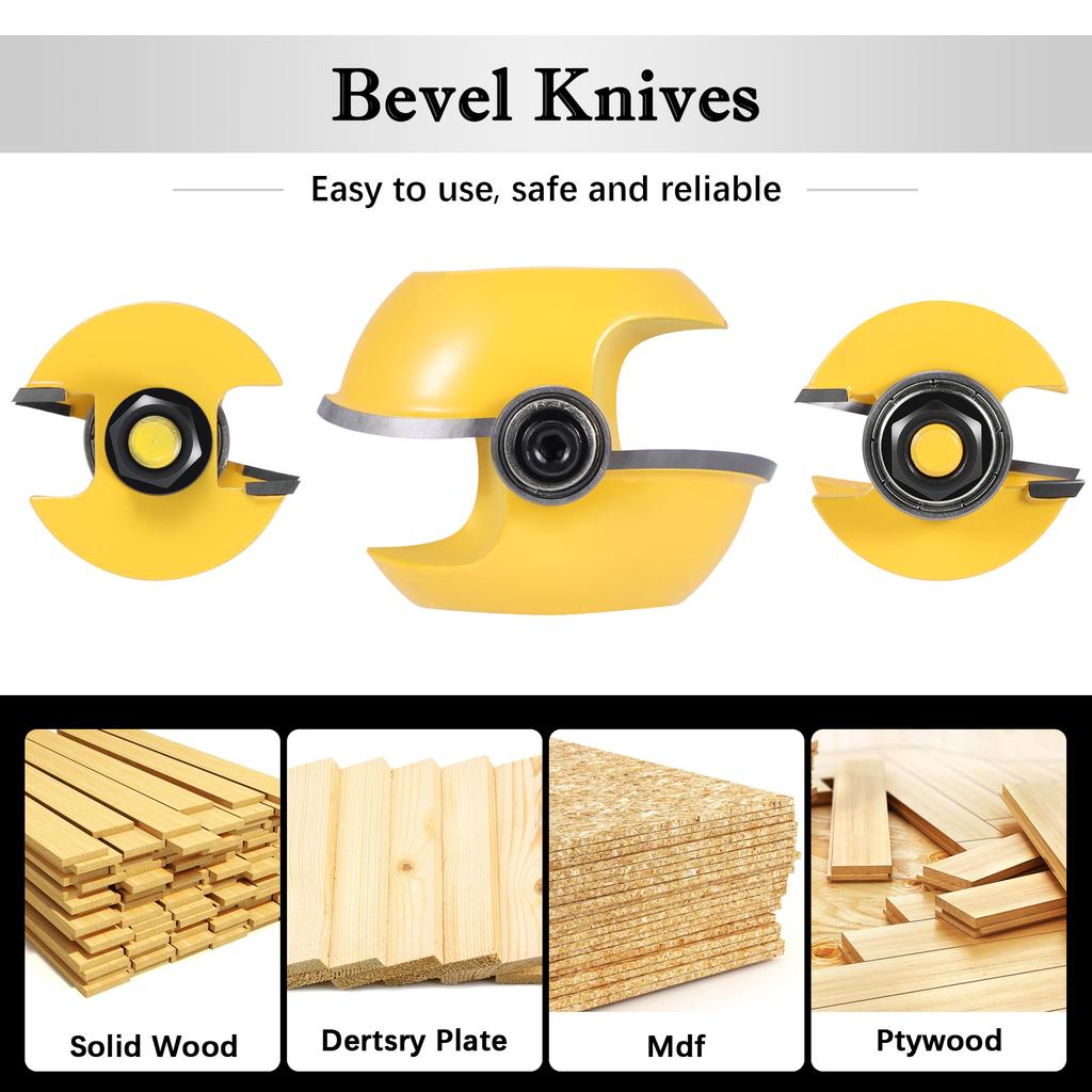 3X 8mm Shank Raised Panel Door Router Bit Set 3 Bit Woodworking Milling Cutter M