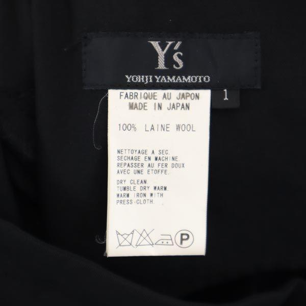 Y's Wool pants 1 Black series Women Used