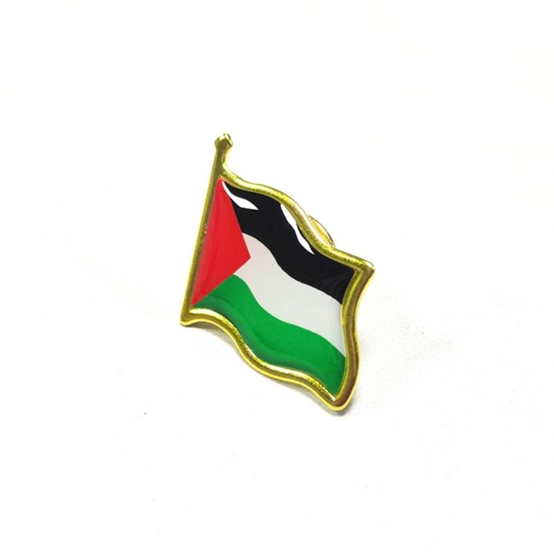 Fashion PLE Flag Pin Corsage Pin Alloy Material Lapel Pins Clothing Jewelry Accessories for Cloth Decorations