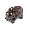 Luxury Elephant Figurine Wooden Ornaments Crafts Retro Home Feng Shui Desktop Decoration Natural Carved Elephant Statue
