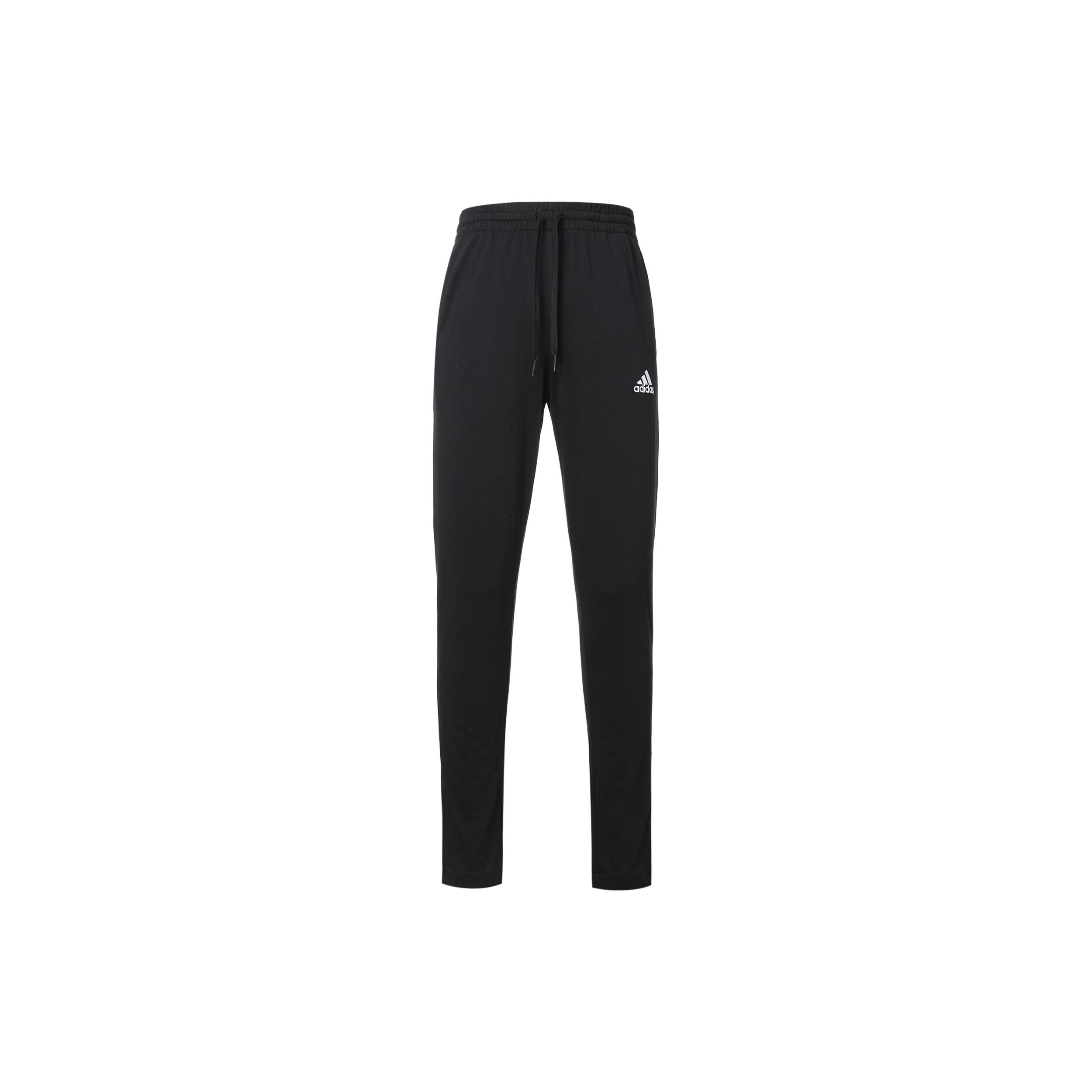 

New Adidas Essential Knitted Sweatpants Men Black GK9222 S
