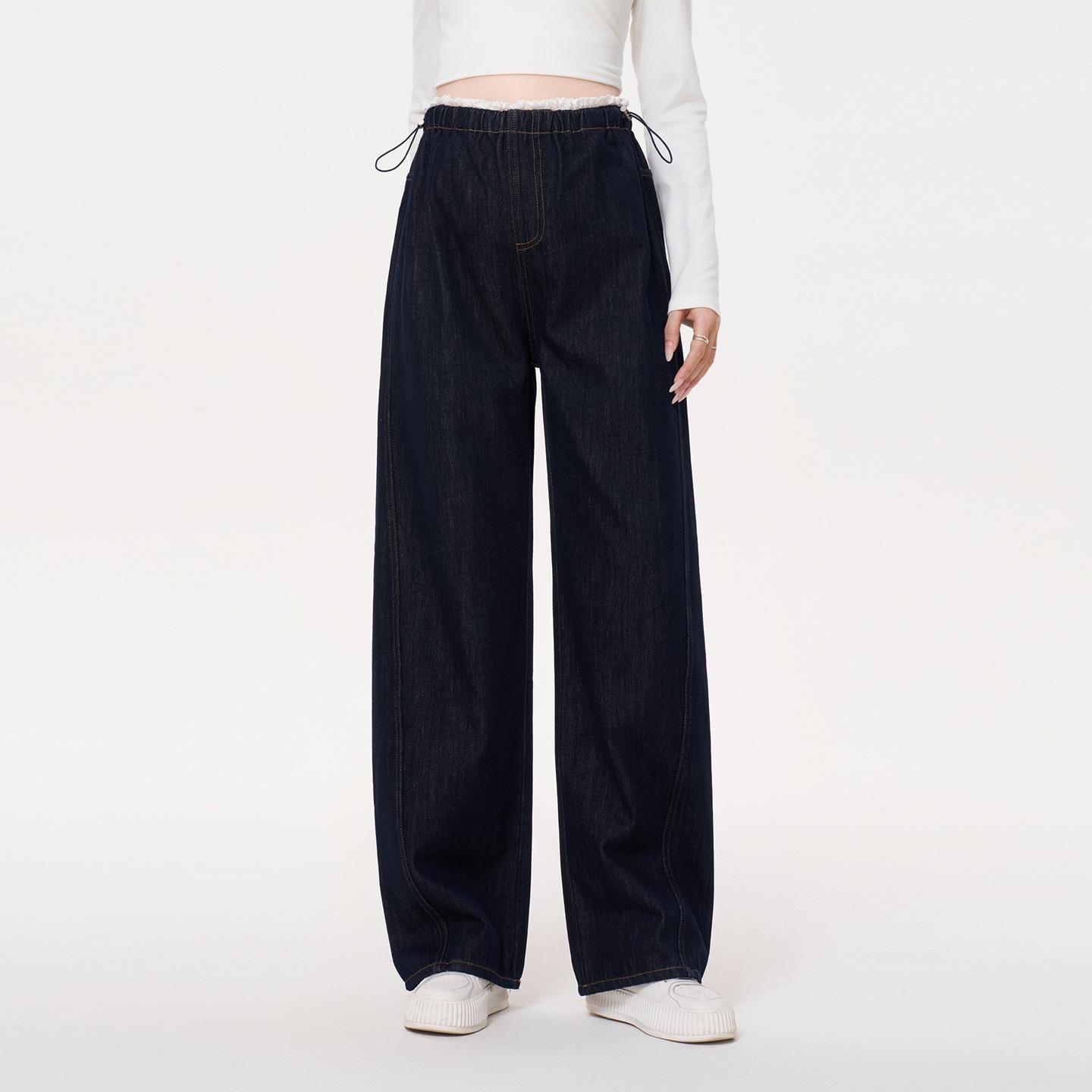 

Masanon Maternity Straight-Leg Jeans – Comfortable, Non-Restrictive for Fall 2025 Medium (M) темно-синього кольору