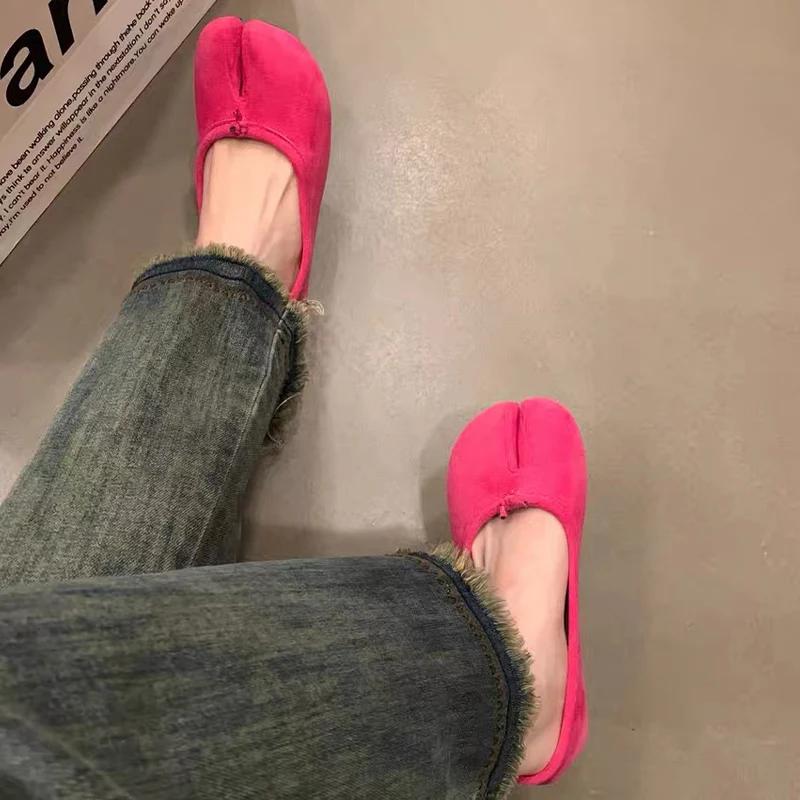Loafers Flats Shoes Women Suede Casual Shoes Autumn Designer New Fashion Shoes Trend  Cozy Soft Walking Zapatillas Femme
