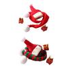 Christmas Doll Clothes Ornaments Christmas Tree Scarf Christmas Snowman Hats Scene Layout Dolls Accessories for 1:12 Santa