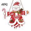 Xmas Window Decorations Wooden Christmas Hanging Pendant Cartoon Welcome Sign for Front Door Ornaments Wall Decor