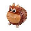 First Layer Cowhide Calf Piggy Bank Desk Ornament Zodiac Cow Creative Coin Storage Bucket Children'S Gifts