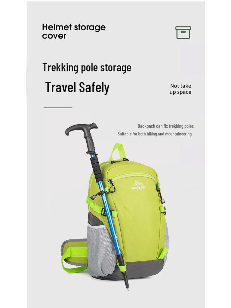 Leichter wasserabweisender Wanderrucksack für Damen & Herren - Großes Fassungsvermögen für Camping & Kurztrips