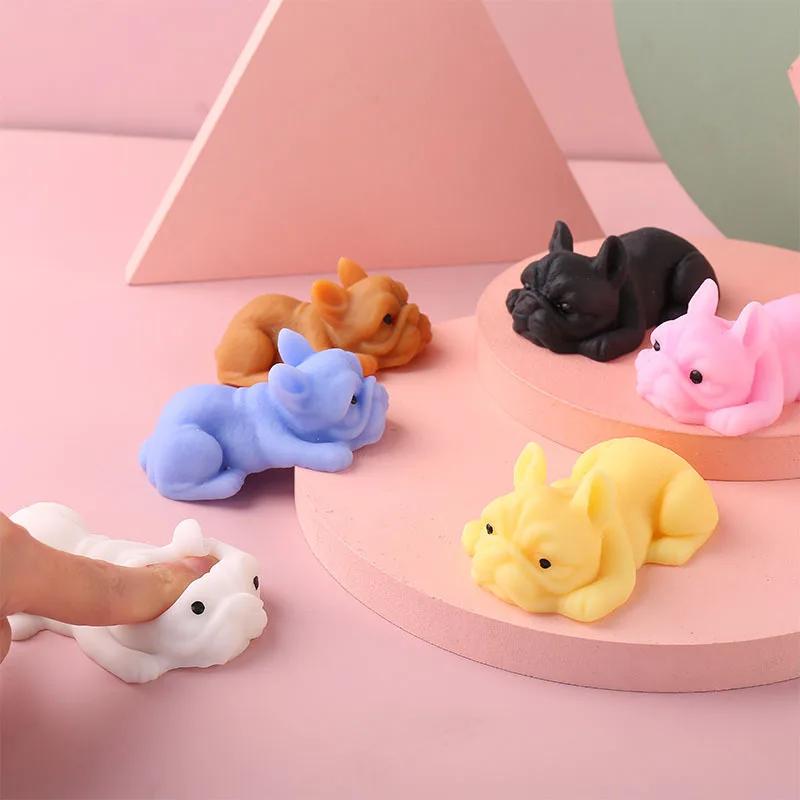 Squishy Dogs Anime Fidget Jucării Puzzle Simulare creativă Jucărie de decompresie Câine Kawaii Jucării de calmare a stresului Cadouri de petrecere de vacanță