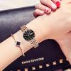 Swiss English-Chinese Women's Watch: Fashionable Butterfly Buckle, Luminous, Waterproof, Stainless Steel Band, Calendar Feature.