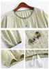 Women's Three-Quarter Sleeve Cotton Gauze Pajamas, Spring/Autumn 2025 Collection, Pure Cotton Home Wear 