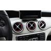 Car Styling Vent Air Outlet Frame Ring Cover For Mercedes Benz GLA CLA Class C117 X156 CLA180 CLA GLA 200 GLA220