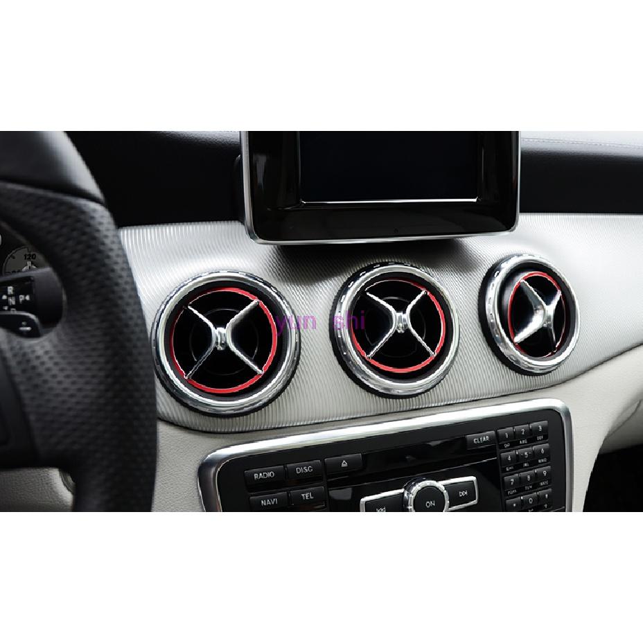 Car Styling Vent Air Outlet Frame Ring Cover For Mercedes Benz GLA CLA Class C117 X156 CLA180 CLA GLA 200 GLA220