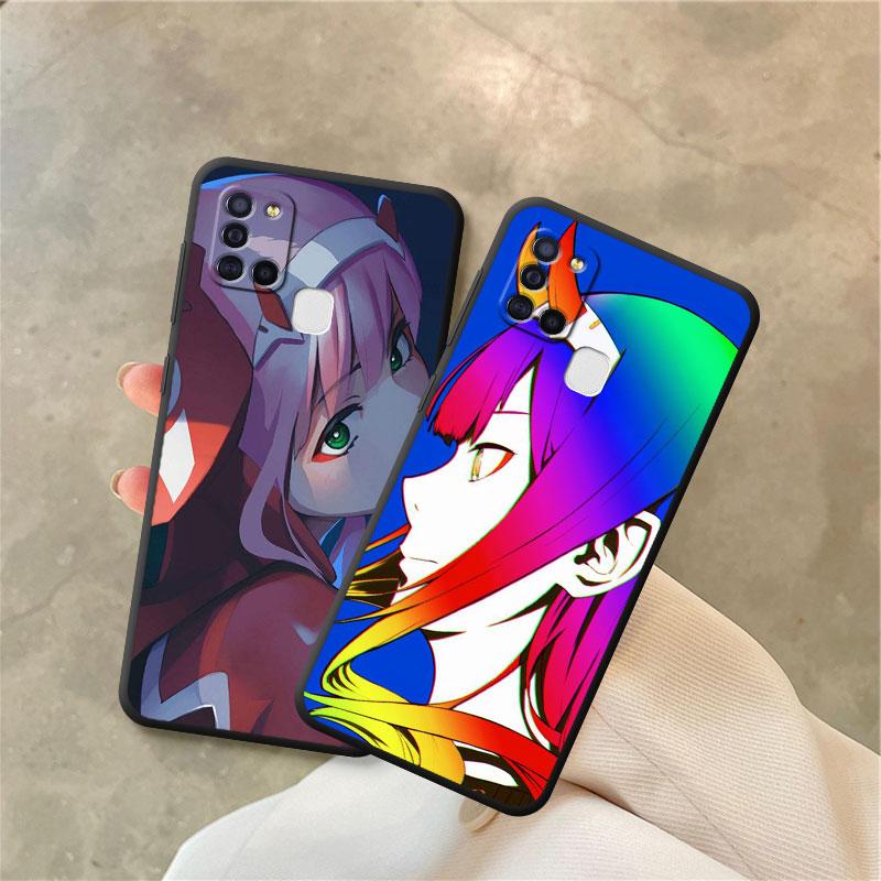 Case For Samsung Galaxy A10s A02 A01 A50 A02s A10 A20e A03 Core A04 A03s A04s Cute Anime Zero Two Darling In The Franxx Cover