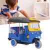 Pull Back Thai Tricycle Simulation Alloy Tuk Tuk Car Model Toy Children Vehicle ToyBlue