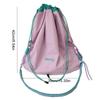 Leisure Lightweight Shoulder Bag Letter Contrast Color Crossbody Bag Large Capacity Nylon Drawstring Bag Girls