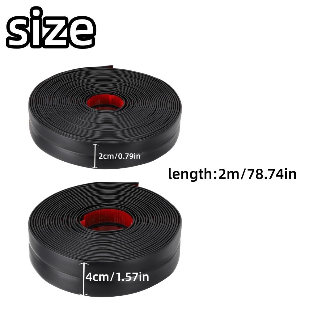 1pc 2mX2cm/4cm Peel and Stick Molding Trim Wall Edge Guard, Flexible Self-Adhesive Inside & Outside Corner Trim Strip