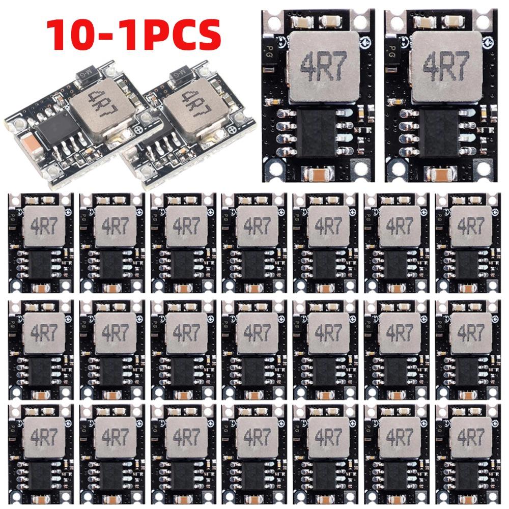 1-10pcs DC-DC Buck Converter Module 5V-30V To 3.3V 5V 9V 12V Adjustable Power Voltage Board Electronic Components Fast Charge