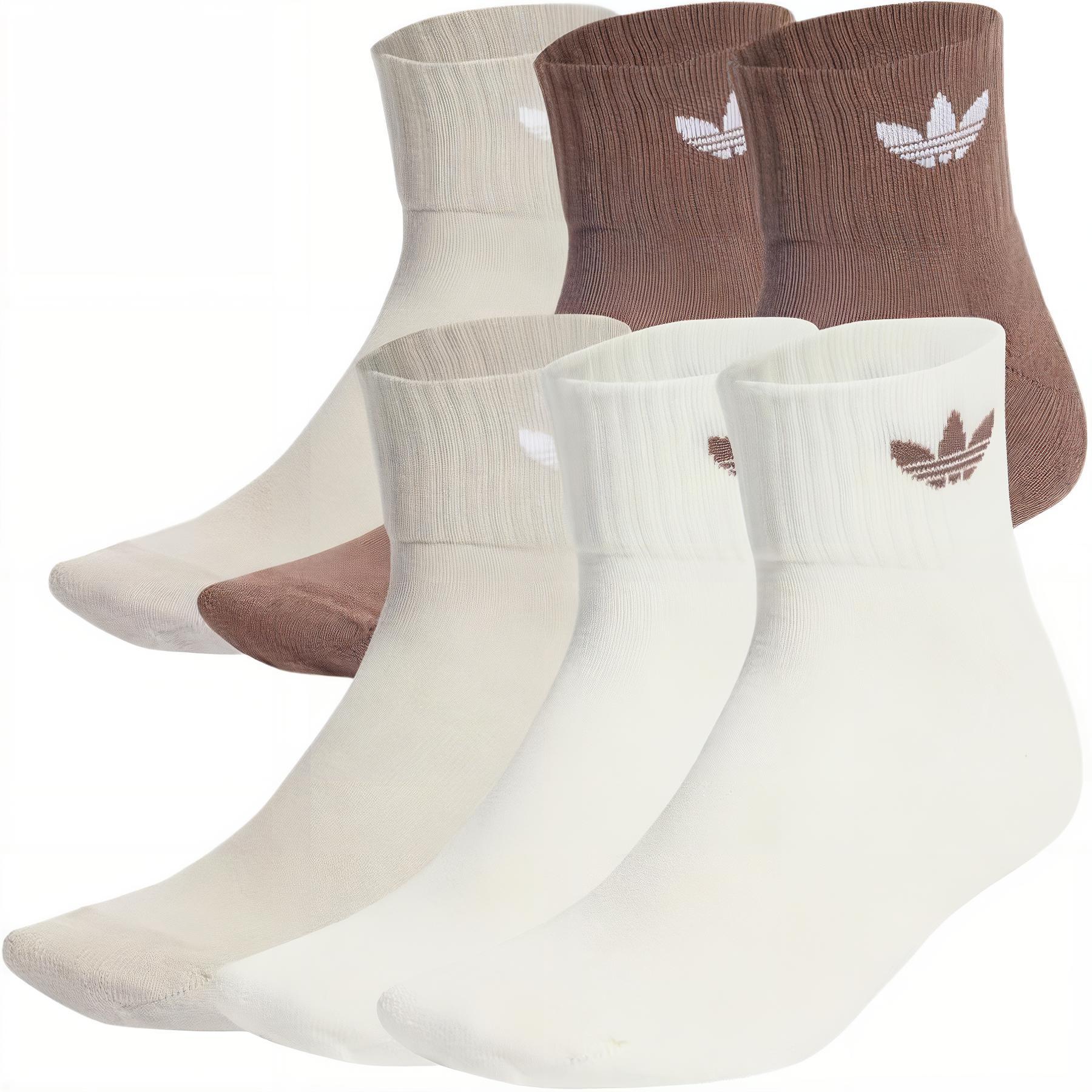 Adidas Originals Adicolor Crew Socks Unisex 6 Pack IT7565 M