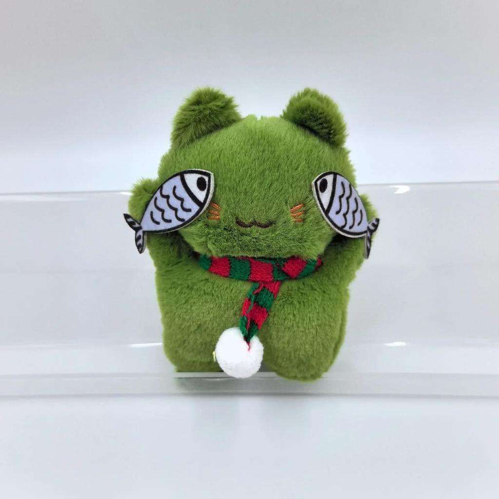 Plush Shy Cat Keychain Cute Bell Backpack Pendant Keyring Handbag Charm Girl Gift Fluffy Kitten Pendant Bag Accessory