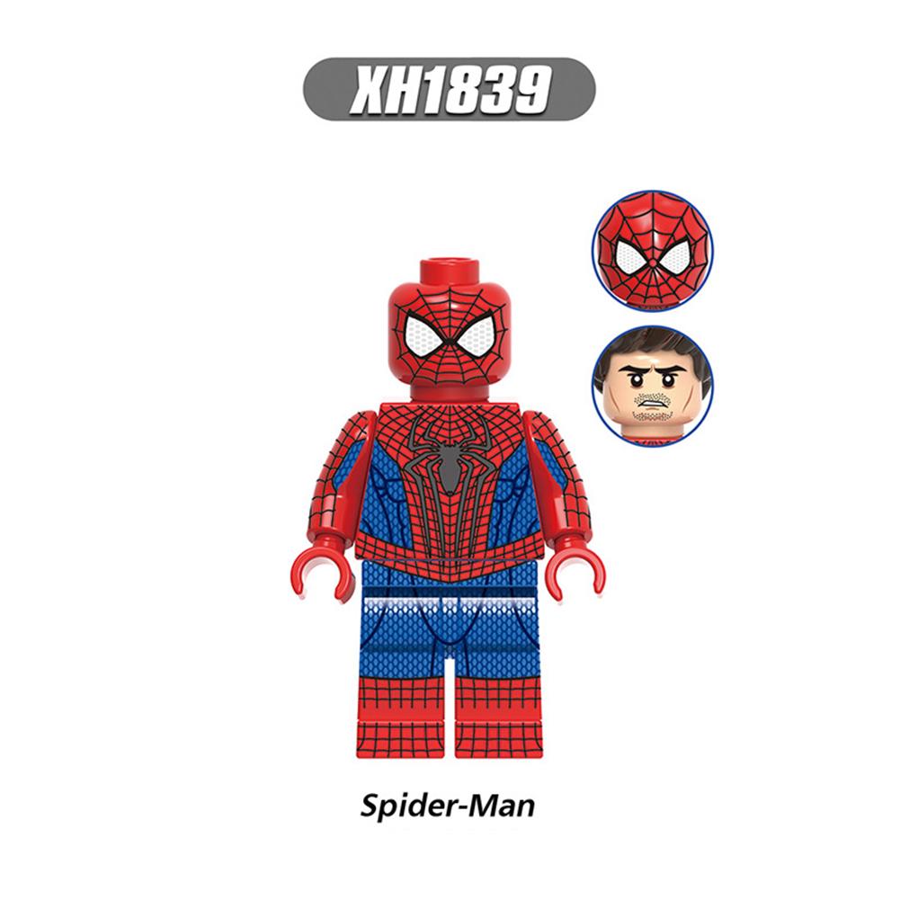 Montajlı Yapı Taşı Marvel Süper Kahraman Örümcek Adam Minifigure Çocuk Eğitici Oyuncak