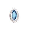 Swiss Blue Topaz Gemstone 925 Sterling Silver Handmade Jewelry Women's Ring RR-26-1