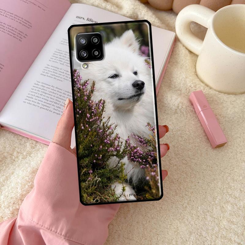 Japanese Spitz Dog Case For Samsung Galaxy A54 A34 A14 A13 A51 A71 A33 A53 A73 A12 A22 A32 A52 A72 A52S Cover