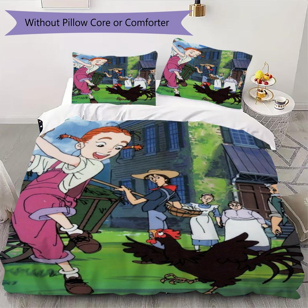 

Judy Abbott Pattern Bedding uilt Set uilt Cover Pillowcase Home Decoration Birthday Gift (1 * duvet cover + 2 * pillowcase without core)54 135x200cm