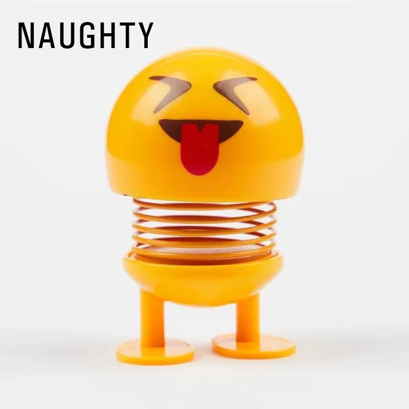 Car interior decoration decoration funny doll shaking head emoticons beautiful Internet red little idea