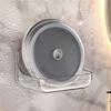 2Pcs Clearly plastic Soap Dish Modern Waterproof Soap Holder Easy Installation Bathroom Essential Shelf Kitchen Friendly