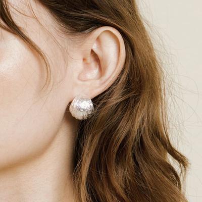 MATIAS Walnut Earring (Silver)