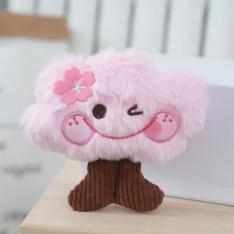 Adorable Plush Forest Series Money Tree Keychain Creative Plush Doll For Couples
