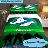 Custom Name 3PCS Ghost Team-Up Bedding Set Including 1pc Duvet Cover And 2pcs Pillowcases for Bedroom, Dormitory Gift Home Decor