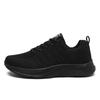 Autumn Black Casual Men's Shoes Student Mesh Breathable Running Shoes Soft-soled Sports Shoes Deodorant Travel Shoes Lightweight