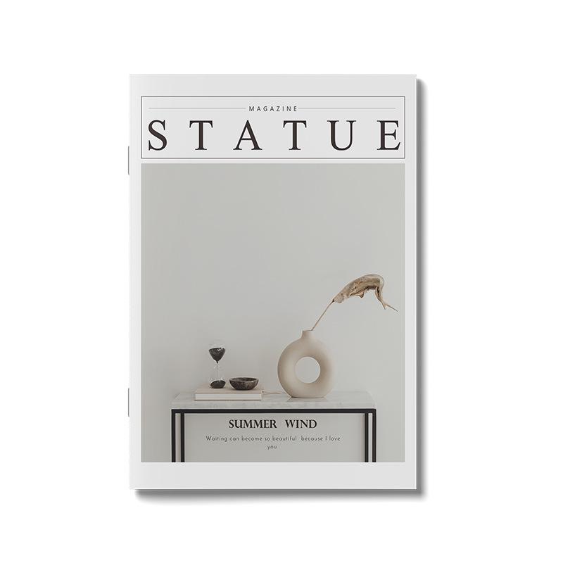 Minimalist English Magazine Prop Books for Photography, Home Decor, and B&B Styling