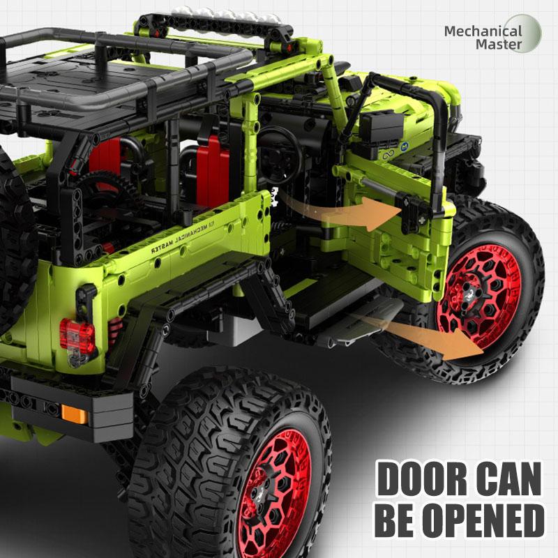 Techniczny MOC 2545 szt. City Wspinaczka Samochód terenowy Klocki Budowlane DIY Zdalnie sterowany Monster Truck Klocki Zabawki Dla Dzieci Prezenty