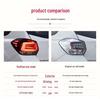 LED Taillight Assembly for 2012-2017 Subaru XV - Smoked Black with Daytime Running & Brake Light