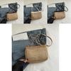 Stylish Woven Crossbody Bag For Women In Black Coffee White And Khaki Colors For Trendy Casual Looks