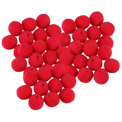 Nez de Clown rouge 50x, accessoire de Costume, 5cm, nouveauté, accessoires Photo de Cosplay polyvalents et mignons pour scène