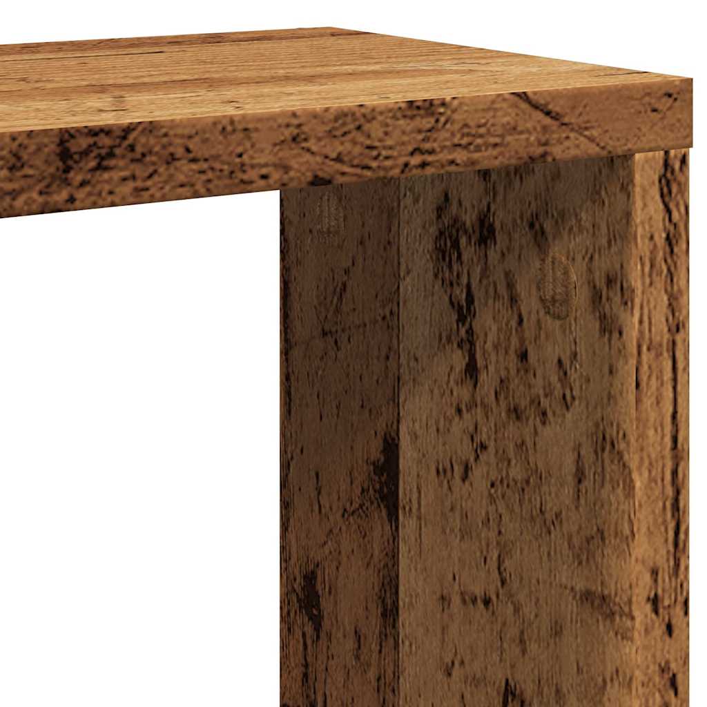 Cube Wall Shelves 2 pcs Rustic Wood Look 30 x 15 x 30 cm Engineered Wood