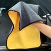 Double Layer Microfiber Cleaning Cloths Soft Quick Dry Car Towels for Window Mirror