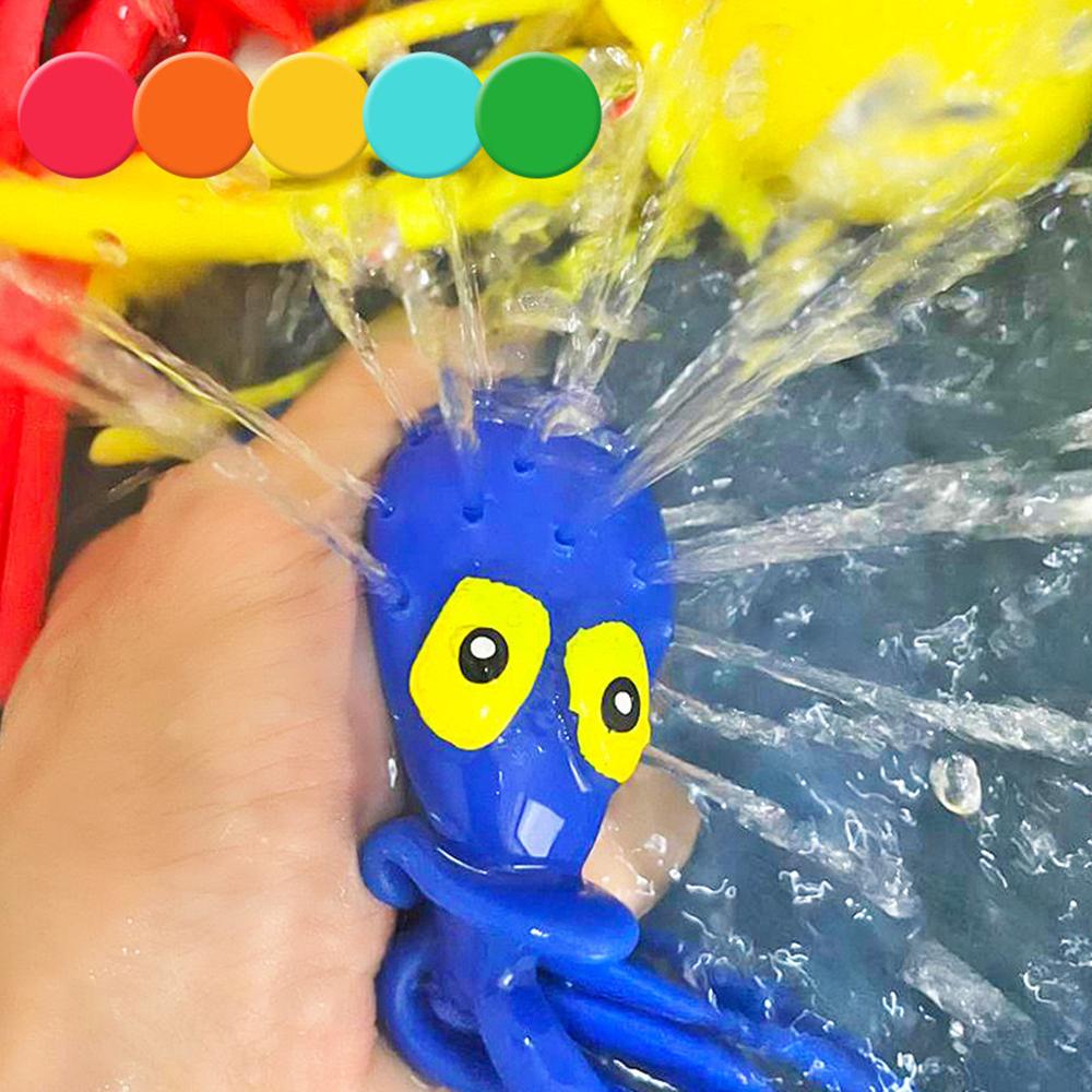 Spielzeug Spielzeug Baby Badeschwamm Wasserabsorbierender Oktopus Quetschbar Stressabbau Sommer Schwimmspiel Wasser Badespielzeug für Kinder
