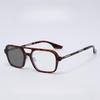 Double-Bridge Photochromic Reading Glasses, Anti-Blue Light HD Presbyopia Eyewear +1.0~+4.0 Unisex