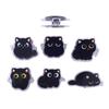 Black Cat Cartoon Acrylic Double-Sided Snack & Journal Sealing Clip