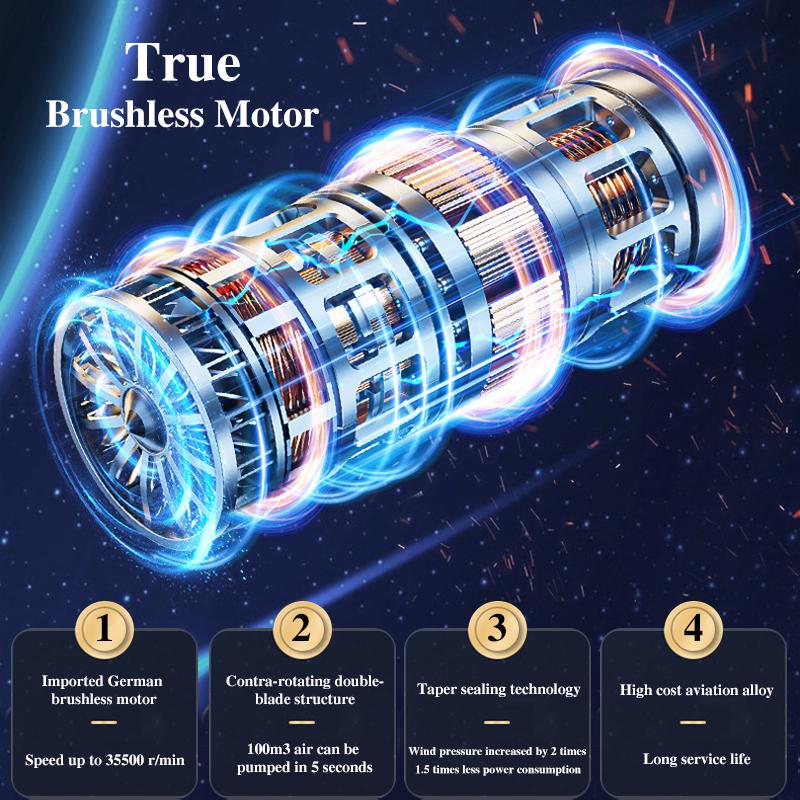 95000Pa Wireless Car Vacuum Cleaner Strong Suction Handheld Auto Vacuum Home & Car Dual Use Mini Vacuum Cleaner HomeAppliance