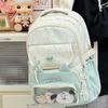 Schoolbag Cute Star Cat Junior High School Student Schoolbag Large Capacity High School Student Backpack Small Fresh Girl Pain Bag Baby Bag