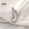 Durable Feather Accessory Faux Pearl Rhinestone Brooch, Men Women Lapel Pin, Fashion Brooch Sweater Cardigan Coat Business Suit Clothing Jewelry