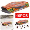 10 Pack Indoor Roach Traps Sticky Baited Cockroach Traps Roach Killer Indoor Infestation Adhesive Glue Traps for Roaches Insects