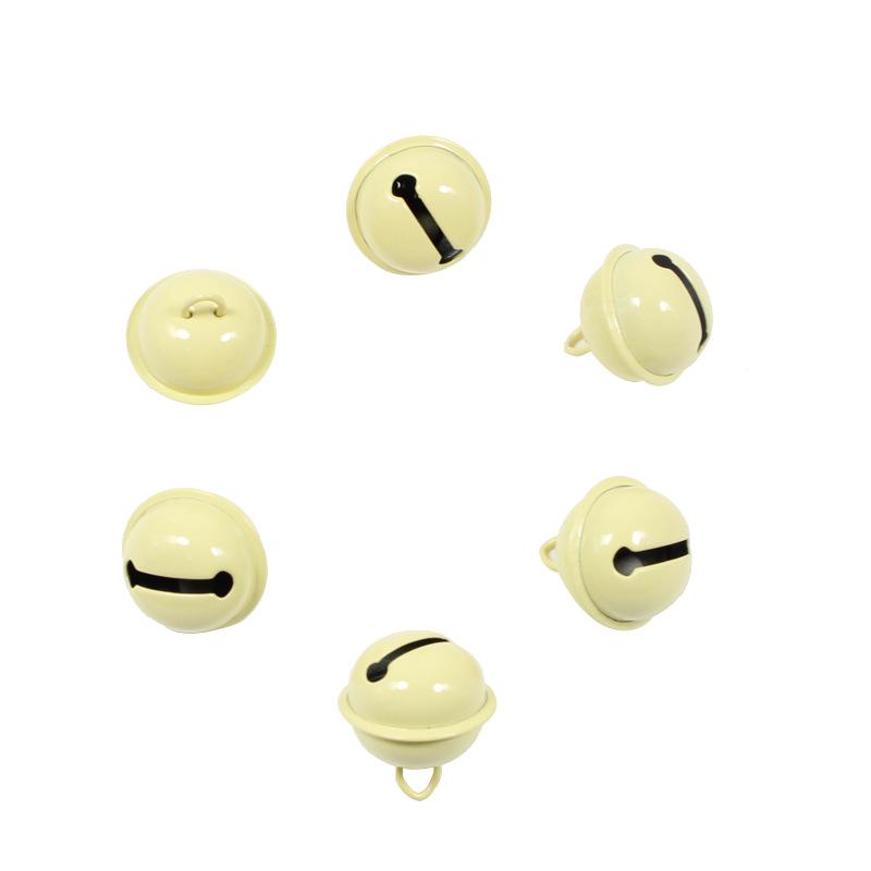 22mm Candy Color Enamel Metal Bells - Christmas Ornaments, DIY Pet Accessories, Keychain Pendants